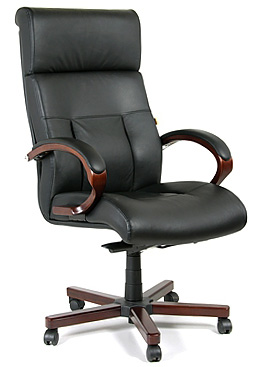 Кожаное офисное кресло для руководителя CH 421