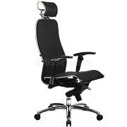 Офисное кресло руководителя SAMURAI S-3.02 Черный Плюс
